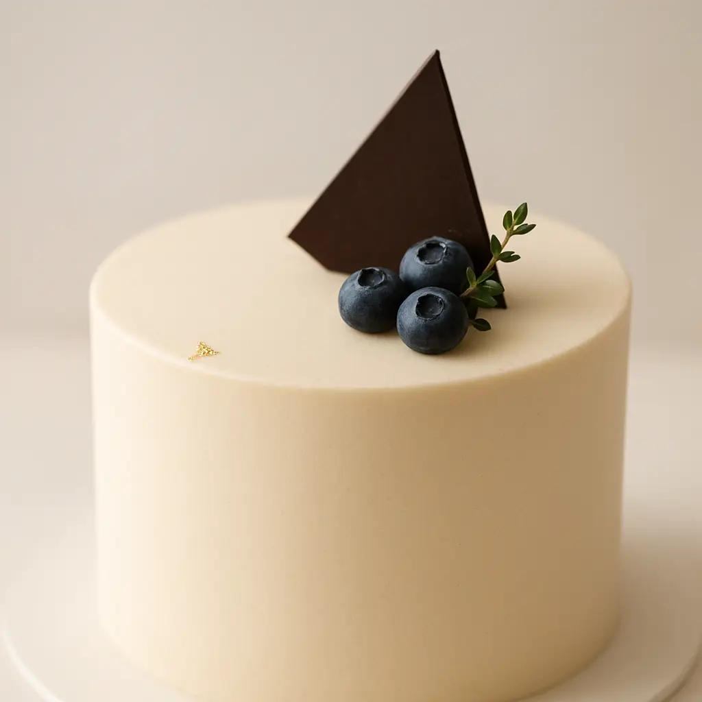 Minimalistický dort